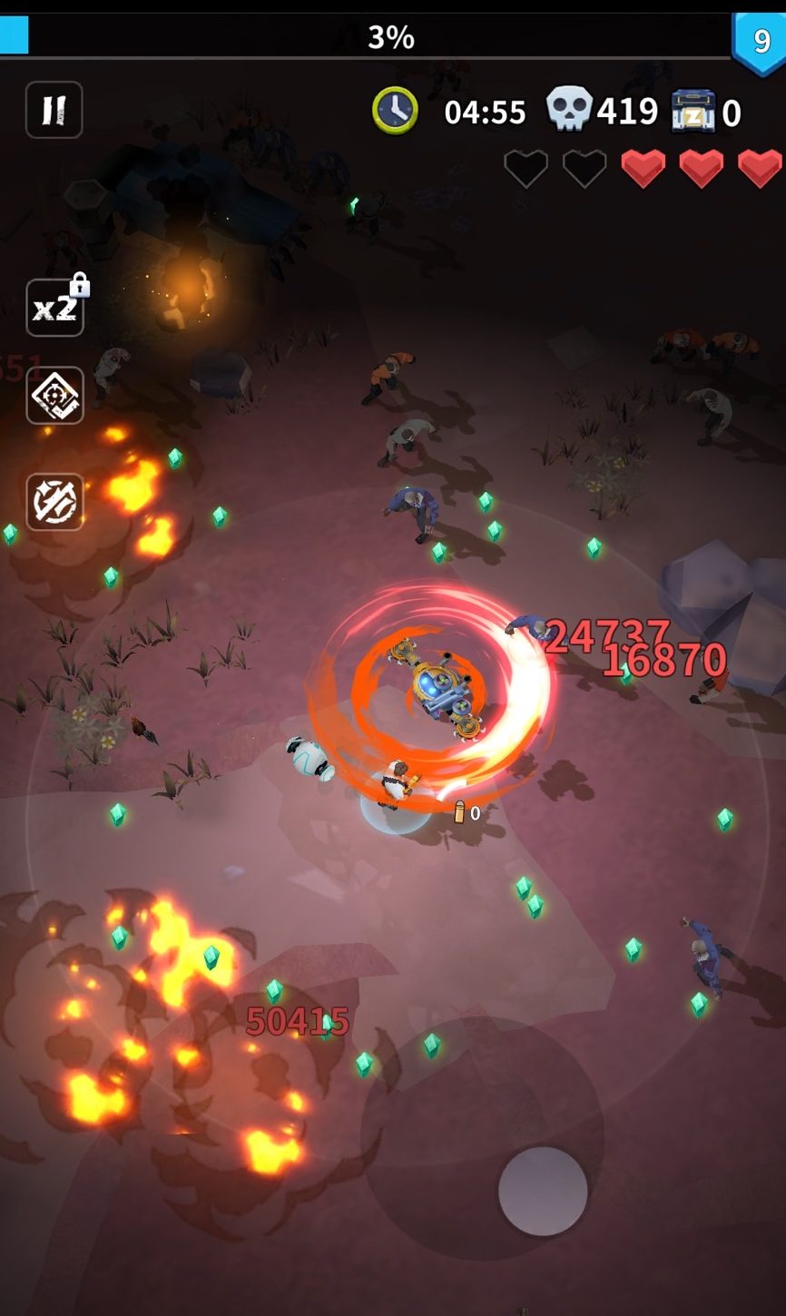 ゾンビパニック
ゲーム画面